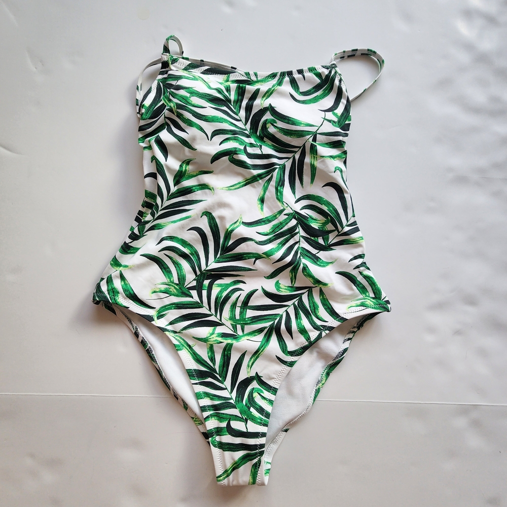 Only‎ Green Leaf One Piece Swimsuit